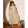 imageGRACE KARIN Girls Sequin Dress Formal Party Elegant Fancy Girls Maxi Long Dress for 514YLight Gold
