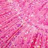 imageGRACE KARIN Girls Sequin Dress One Shoulder Wedding Party Gown with Hair Bow 512YSoft Pink Iridescent