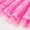 imageGRACE KARIN Girls Sequin Dress One Shoulder Wedding Party Gown with Hair Bow 512YSoft Pink Iridescent