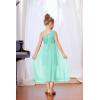 imageGRACE KARIN Girls Sequin Formal Dress Sequin Pageant Wedding Guest Dresses Birthday Fancy One Shoulder Dress Size 614Light Green