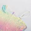 imageGRACE KARIN Girls Sequin Formal Dress Sequin Pageant Wedding Guest Dresses Birthday Fancy One Shoulder Dress Size 614Rainbow Color