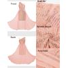 imageGRACE KARIN Girls Sequin Formal Dress Sequin Pageant Wedding Guest Dresses Birthday Fancy One Shoulder Dress Size 614Rose Gold