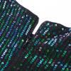 imageGRACE KARIN Girls Sparkly Sequin Formal Dress Long Sleeve Bodycon Fancy Party Dress 514YGreen Multicolor
