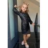 imageGRACE KARIN Girls Sparkly Sequin Formal Dress Long Sleeve Bodycon Fancy Party Dress 514YMulticolor Black