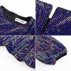 imageGRACE KARIN Girls Sparkly Sequin Formal Dress Long Sleeve Bodycon Fancy Party Dress 514YPurple Multicolor