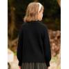 imageGRACE KARIN Girls Sweater Cardigan Uniform Zip Up Knit Fall Kid Jacket Size 614Black