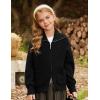imageGRACE KARIN Girls Sweater Cardigan Uniform Zip Up Knit Fall Kid Jacket Size 614Black