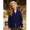 imageGRACE KARIN Girls Sweater Cardigan Uniform Zip Up Knit Fall Kid Jacket Size 614Navy Blue