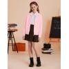 imageGRACE KARIN Girls Sweater Cardigan Uniform Zip Up Knit Fall Kid Jacket Size 614Pink