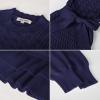 imageGRACE KARIN Girls Sweater Dress Fall Winter Long Sleeve 2 Layer Knitted Dresses Size 614Navy Blue