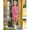 imageGRACE KARIN Girls Sweater Dress Fall Winter Long Sleeve 2 Layer Knitted Dresses Size 614Peach Pink