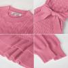 imageGRACE KARIN Girls Sweater Dress Fall Winter Long Sleeve 2 Layer Knitted Dresses Size 614Peach Pink