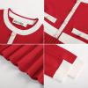 imageGRACE KARIN Girls Sweater Fall Dress Long Sleeve Knit A Line Contrast Casual Winter Dresses 614YChristmas Red