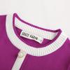 imageGRACE KARIN Girls Sweater Fall Dress Long Sleeve Knit A Line Contrast Casual Winter Dresses 614YRose Purple