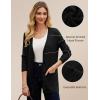 imageGRACE KARIN Long Cardigans for Women 2025 Cable Knit Cardigan Sweaters with Pockets Early Fall Fashion 2025Black
