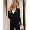 imageGRACE KARIN Long Cardigans for Women 2025 Cable Knit Cardigan Sweaters with Pockets Early Fall Fashion 2025Black
