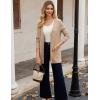 imageGRACE KARIN Long Cardigans for Women 2025 Cable Knit Cardigan Sweaters with Pockets Early Fall Fashion 2025Khaki