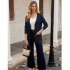 imageGRACE KARIN Long Cardigans for Women 2025 Cable Knit Cardigan Sweaters with Pockets Early Fall Fashion 2025Navy Blue