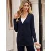 imageGRACE KARIN Long Cardigans for Women 2025 Cable Knit Cardigan Sweaters with Pockets Early Fall Fashion 2025Navy Blue