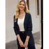 imageGRACE KARIN Long Cardigans for Women 2025 Cable Knit Cardigan Sweaters with Pockets Early Fall Fashion 2025Navy Blue