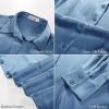 imageGRACE KARIN Satin Blouses for Women Long Sleeve Business Shirt Work Dressy Casual Tops Professional Office OutfitBlue