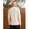 imageGRACE KARIN Sweater Blazers for Women Business Casual Long Sleeve Open Front Lapel Sweatshirt Blazer Suit Jacket with PocketsIvory