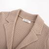 imageGRACE KARIN Sweater Blazers for Women Business Casual Long Sleeve Open Front Lapel Sweatshirt Blazer Suit Jacket with PocketsKhaki