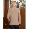 imageGRACE KARIN Sweater Blazers for Women Business Casual Long Sleeve Open Front Lapel Sweatshirt Blazer Suit Jacket with PocketsKhaki