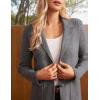imageGRACE KARIN Sweater Blazers for Women Business Casual Long Sleeve Open Front Lapel Sweatshirt Blazer Suit Jacket with PocketsMedium Grey
