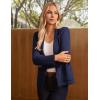 imageGRACE KARIN Sweater Blazers for Women Business Casual Long Sleeve Open Front Lapel Sweatshirt Blazer Suit Jacket with PocketsNavy Blue