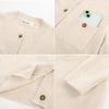 imageGRACE KARIN Women 2025 Tweed Cardigan Sweaters Casual Lightweight Cropped Cardigan Early Fall Fashion Knit Blazer OutfitsWhite