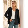 imageGRACE KARIN Women Cable Knit Cardigan Sweater Chunky Button Up Sweaters Long Sleeve Open Front CardiganBlack