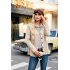 imageGRACE KARIN Women Casual Cardigan Knit Button Down Jacket Long Sleeve Sweater Blazer with PocketsApricot