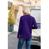 imageGRACE KARIN Women Casual Cardigan Knit Button Down Jacket Long Sleeve Sweater Blazer with PocketsBluishpurple