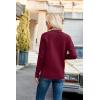 imageGRACE KARIN Women Casual Cardigan Knit Button Down Jacket Long Sleeve Sweater Blazer with PocketsBurgundy