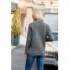 imageGRACE KARIN Women Casual Cardigan Knit Button Down Jacket Long Sleeve Sweater Blazer with PocketsDark Gray