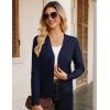 imageGRACE KARIN Women Cropped Cardigan Sweaters Lightweight Long Sleeve Shrug Button Up V Neck Knit Sweater Tops FallNavy Blue