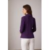 imageGRACE KARIN Women Dressy Wrap Work TopsV Neck Business Casual Blouses 34 Sleeve Ruched Elegant ShirtsPurple