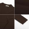 imageGRACE KARIN Women Sweater Blazer Casual Work Croppped Cardigan Lightweight Button Front Short Knit Blazer Jacket SXXLBrown