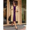 imageGRACE KARIN Womens 2025 Fall Henly V Neck Business Work Dress Long Sleeve Bodycon Midi Elegant Office Sheath DressDark Purple
