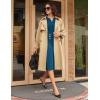 imageGRACE KARIN Womens 2025 Fall Henly V Neck Business Work Dress Long Sleeve Bodycon Midi Elegant Office Sheath DressPeacock Blue
