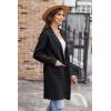 imageGRACE KARIN Womens 2025 Fashion Open Front Long Cardigan Sweaters Long Sleeve Lapel Knit Sweater Jacket with PocketsBlack