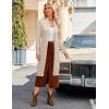 imageGRACE KARIN Womens 2025 Trendy Long Cardigans Sweater Lightweight Open Front Long Sleeve Maxi Duster Coats with PocketsApricot