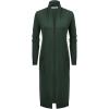 imageGRACE KARIN Womens 2025 Trendy Long Cardigans Sweater Lightweight Open Front Long Sleeve Maxi Duster Coats with PocketsArmy Green