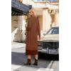 imageGRACE KARIN Womens 2025 Trendy Long Cardigans Sweater Lightweight Open Front Long Sleeve Maxi Duster Coats with PocketsBrown