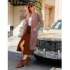 imageGRACE KARIN Womens 2025 Trendy Long Cardigans Sweater Lightweight Open Front Long Sleeve Maxi Duster Coats with PocketsGray Pink