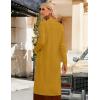 imageGRACE KARIN Womens 2025 Trendy Long Cardigans Sweater Lightweight Open Front Long Sleeve Maxi Duster Coats with PocketsMustard