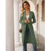 imageGRACE KARIN Womens 2025 Trendy Long Cardigans Sweater Lightweight Open Front Long Sleeve Maxi Duster Coats with PocketsOlive Green