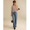 imageGRACE KARIN Womens 34 Short Sleeve Cropped Cardigan Lightweight Button up Crochet Knit Sweater Shrug for Summer Spring02 Khaki