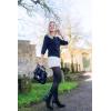 imageGRACE KARIN Womens 34 Short Sleeve Cropped Cardigan Lightweight Button up Crochet Knit Sweater Shrug for Summer SpringBlack
